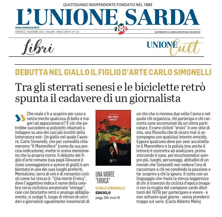 copertina del libro Una Morte Eroica